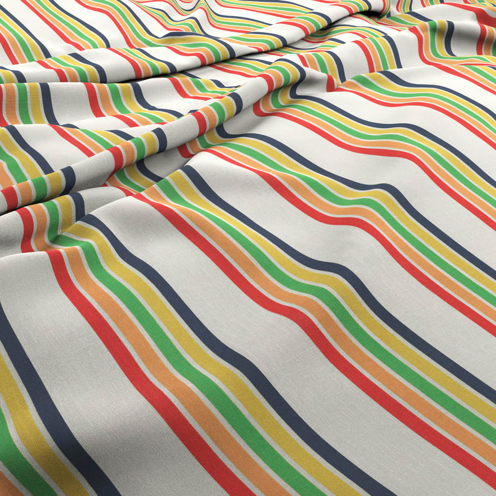 Stoff buntes Streifenmuster HLTF133543
