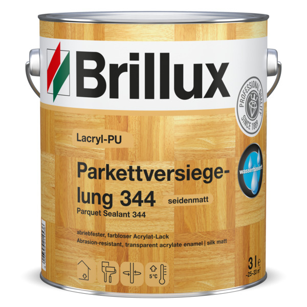 Brillux Parkettversiegelung 344 farblos seidenmatt