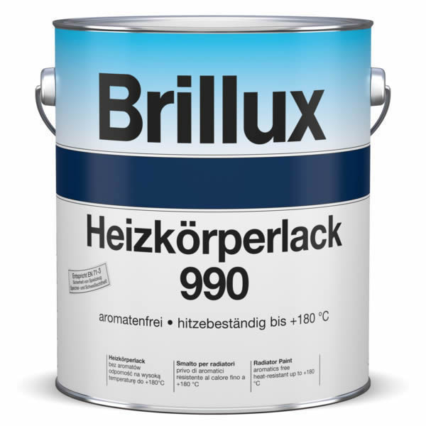 Brillux Heizkörperlack 990 hochglänzend  weiß | 3 ltr. _L
