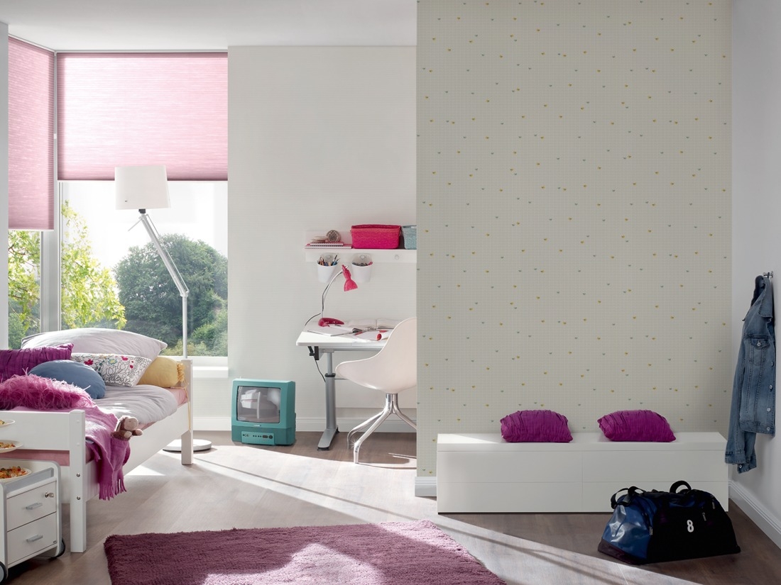 Beige kids wallpaper birds-8-30297-1.1M