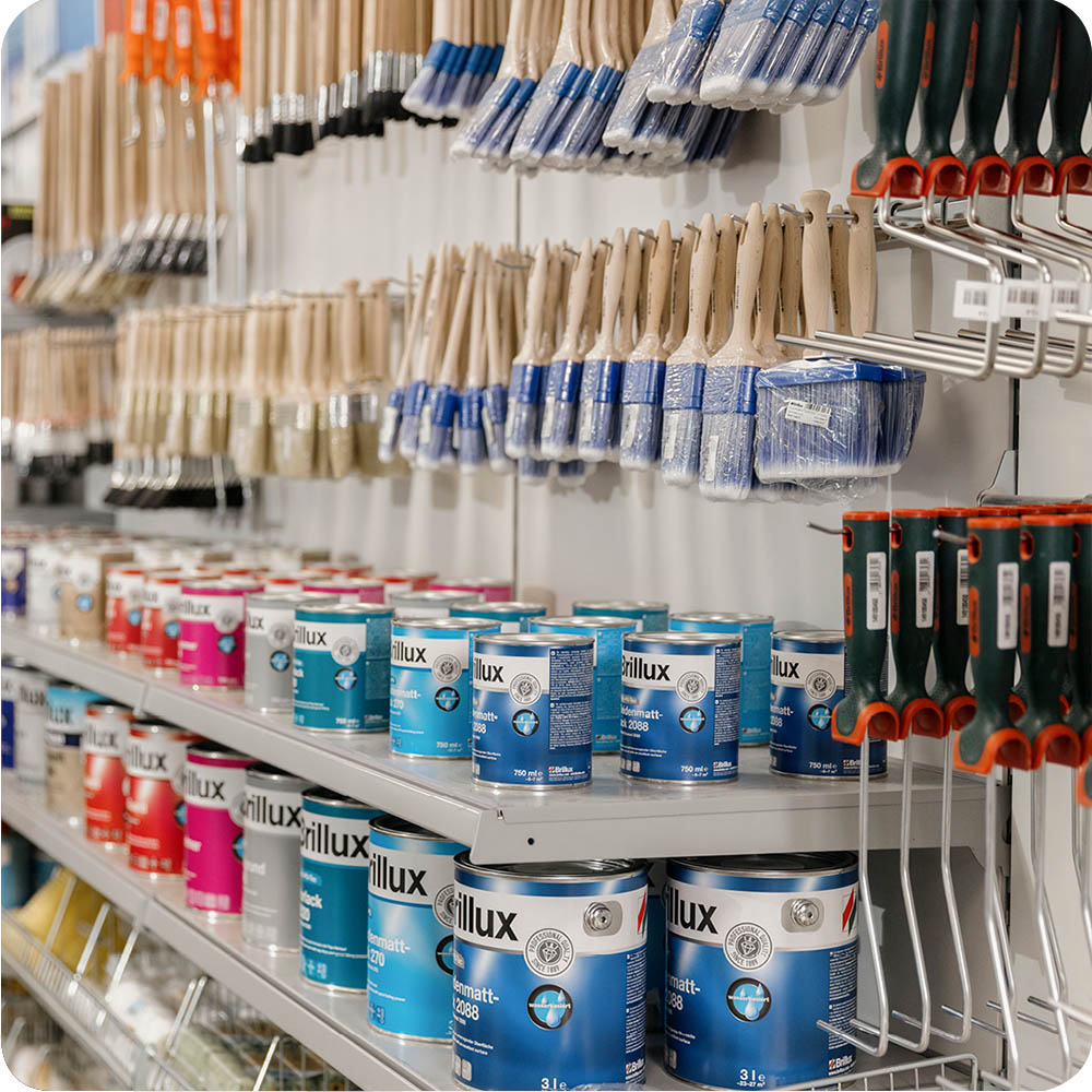Zu den FAQ bei farbe-und.technik.de - Orientierung zu Werkzeug, Farben und Zubehoer