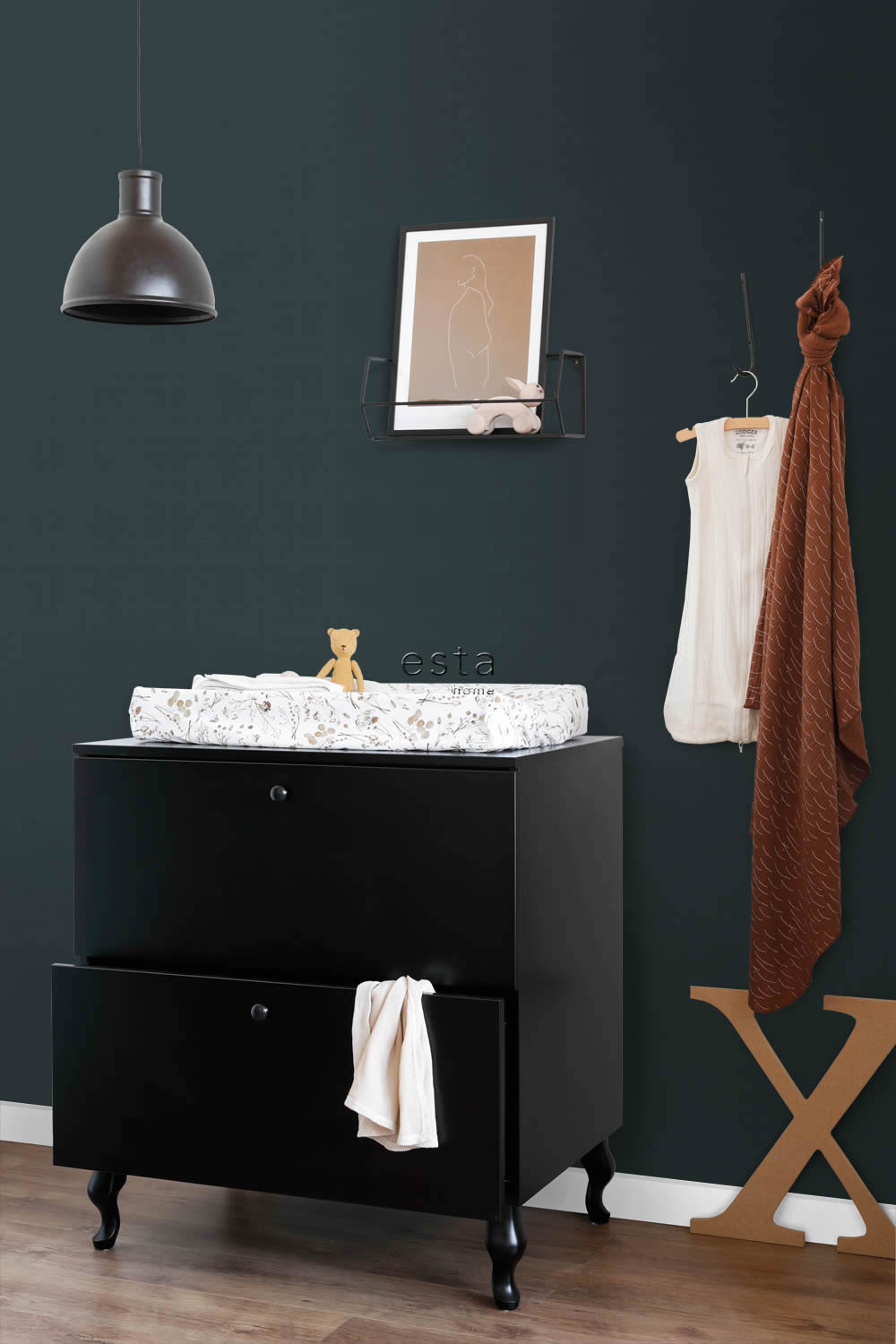 Vliestapete Leinen-Optik Uni dunkelblau 139242