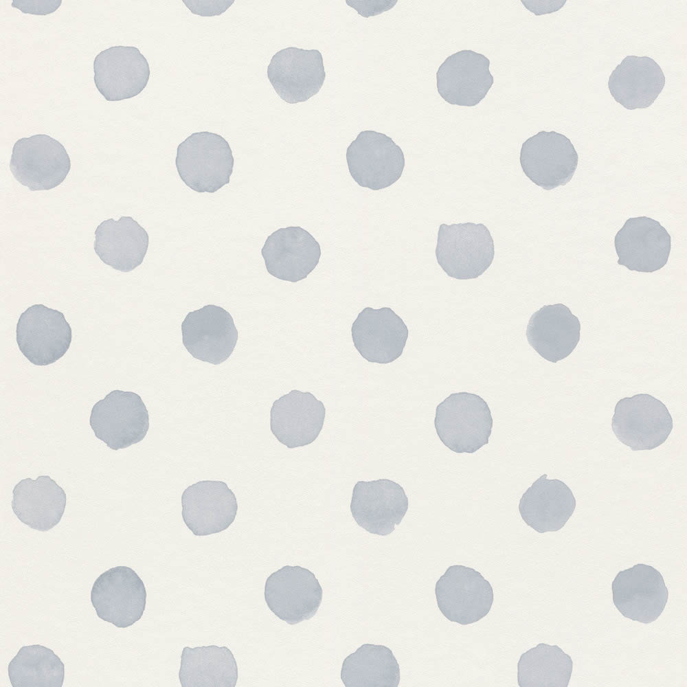 Vliestapete Punkte Farbklekse Blau Bambino XIX Rasch 252033