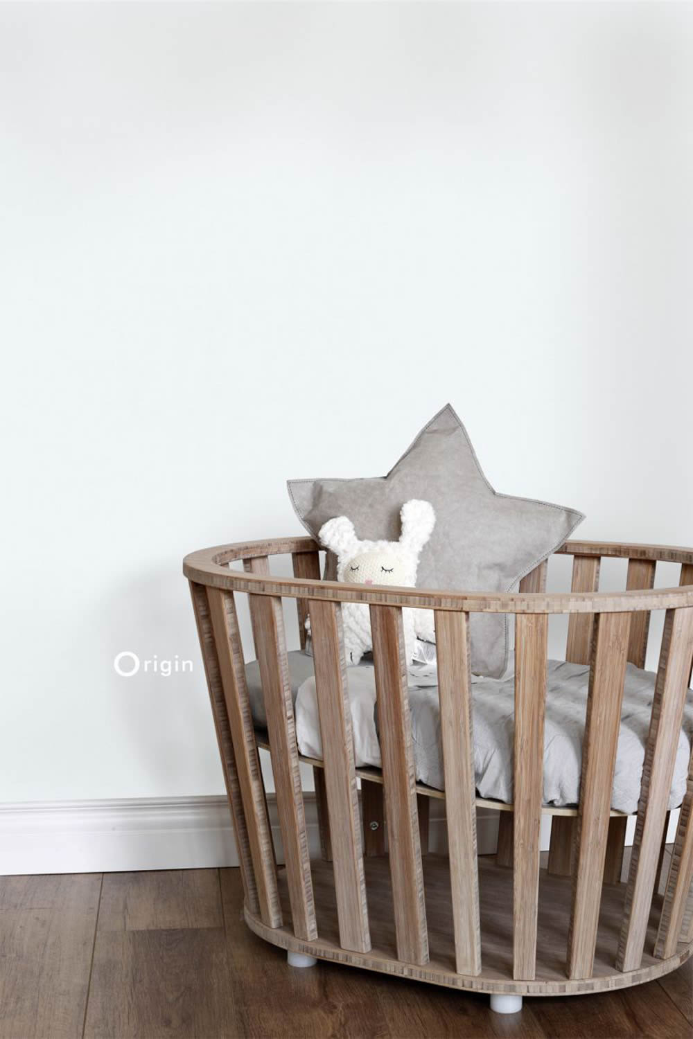 Vliestapete Mint Uni Babyzimmer Struktur