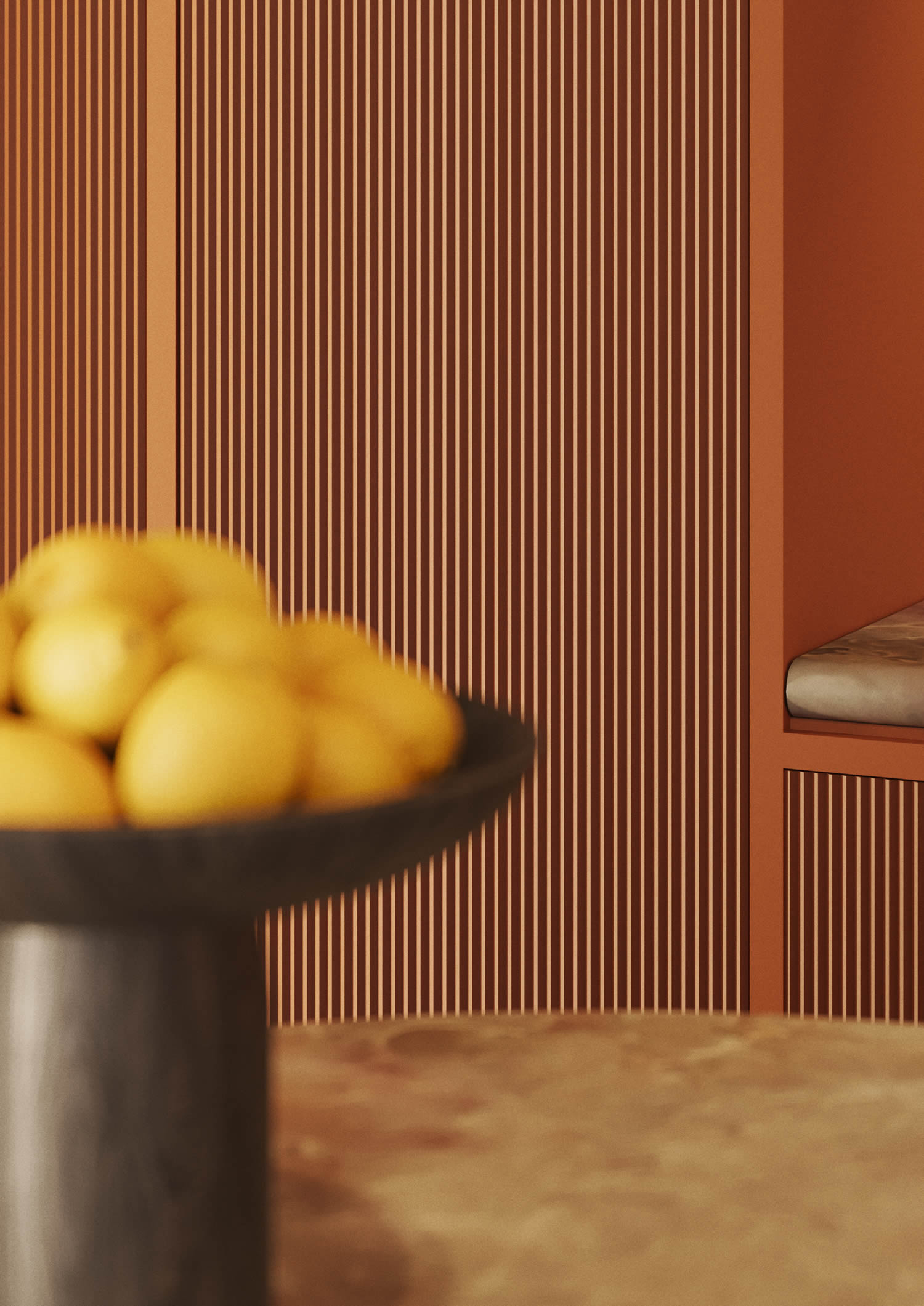 3D panel pleated look NMC PLISSE-S Noel Marquet wall element