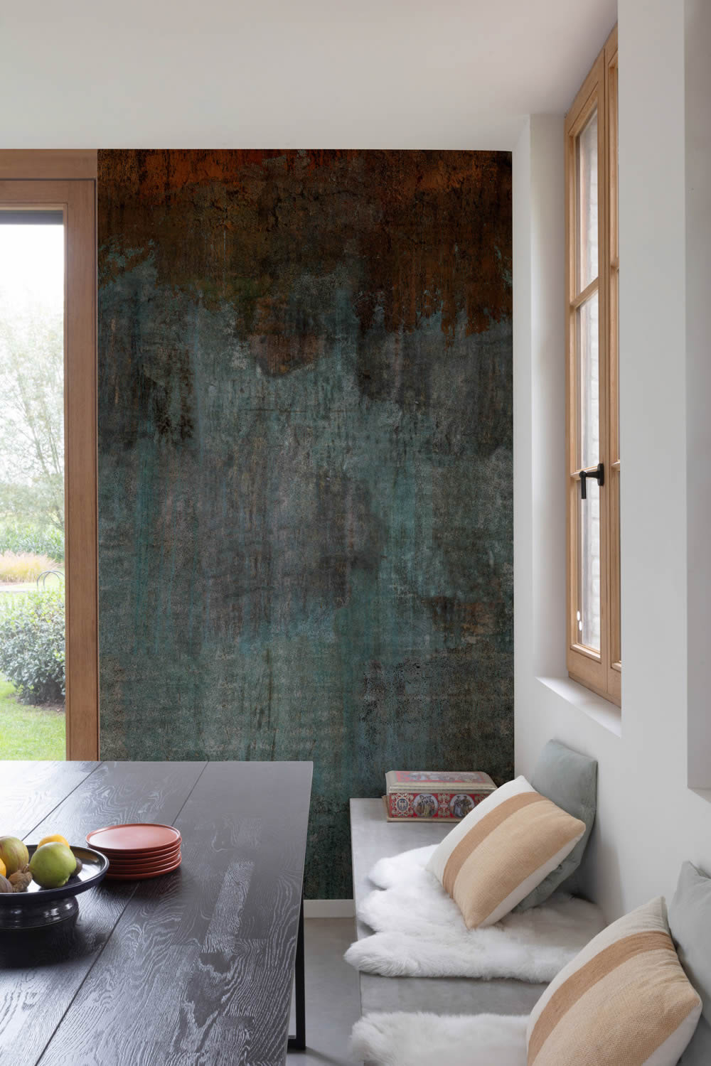 Wandbild 1,59 x 2,80 m Rostoptik Industriestyle Lofttapete A43101