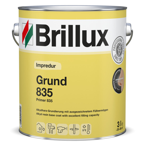Brillux Impredur Grund 835 matt 3 ltr weiß _L-0-083500030095M