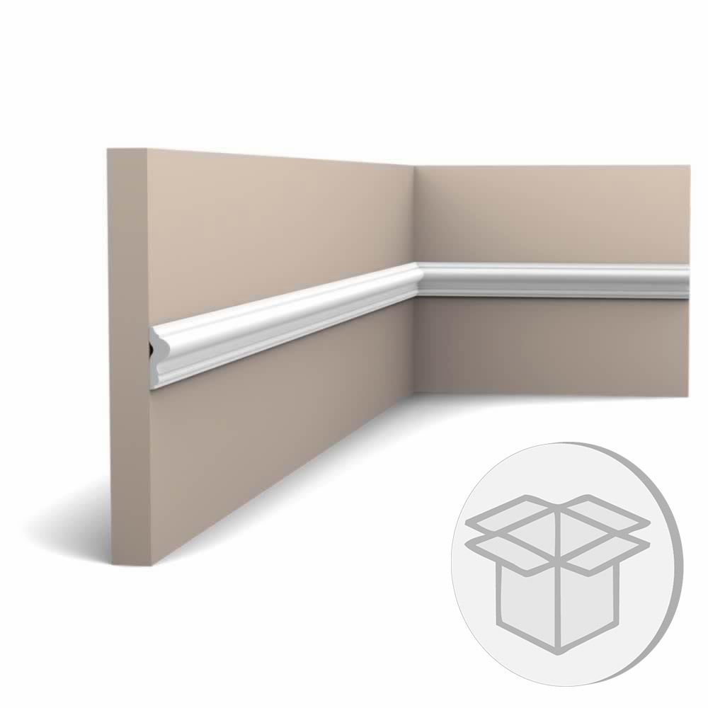 80er Wandleisten Box schmal Landhaus Design klassisch PX201 Stuckleiste-PX201-VE