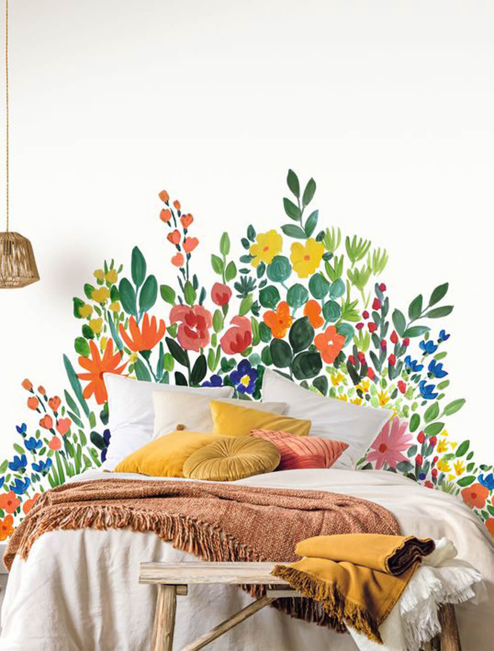 Wandbild L Blumengarten fröhliche Sommerblumen viele Fraben bunt PMW104644502