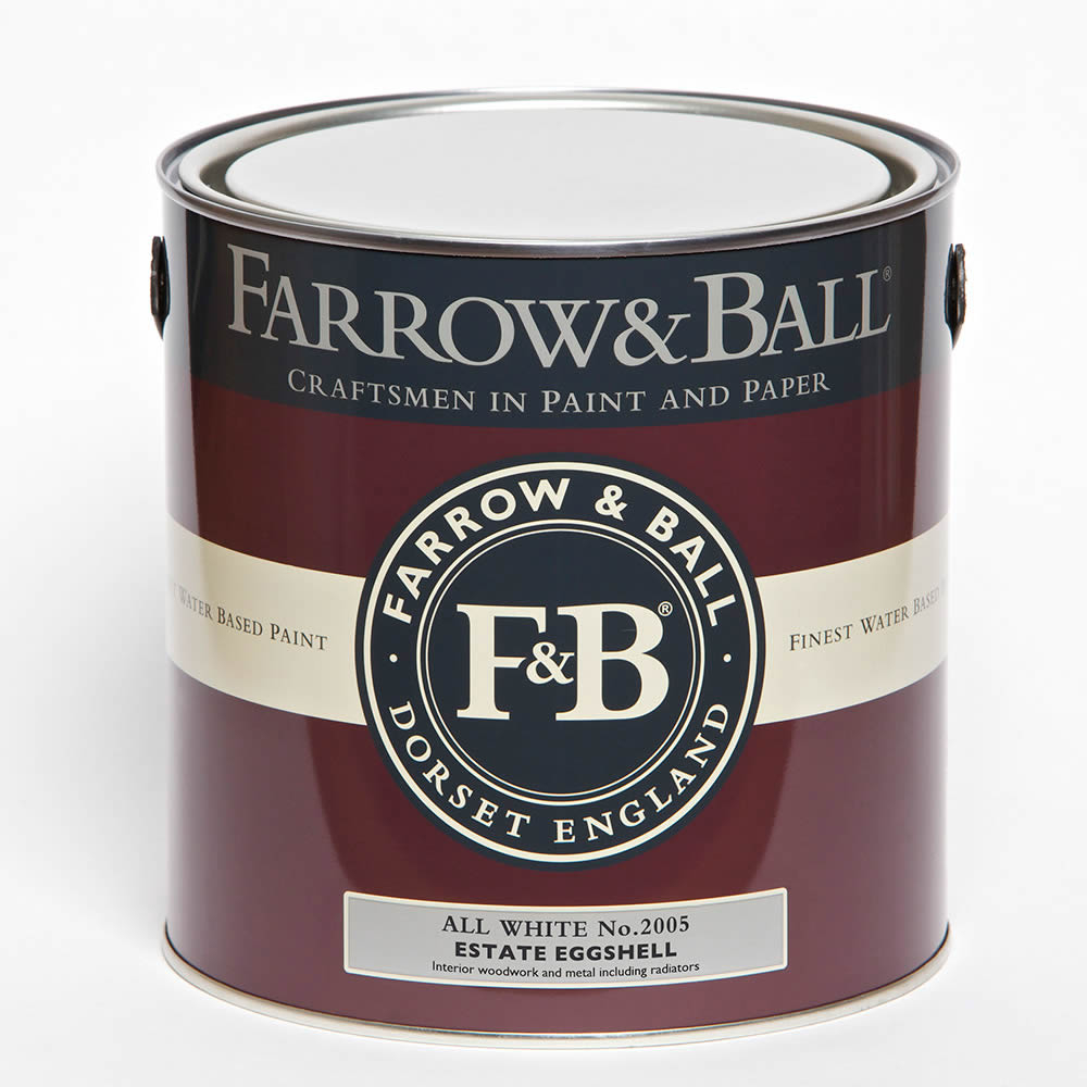 Farrow&Ball Estate Eggshell All White No. 2005 - 5 Liter Dose