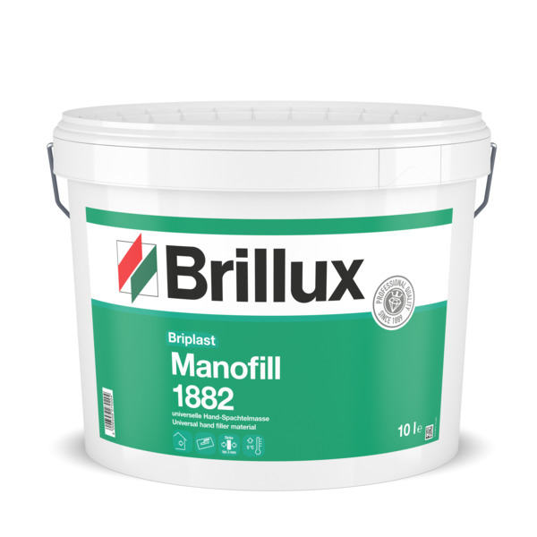 Brillux Briplast Manofill 1882 weiß 10 Ltr. ehem. Universal-Handspachtel