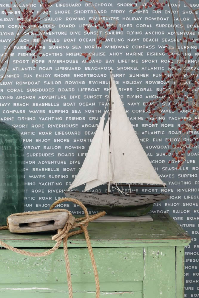 lettering wallpaper mistletoe green-23-138960.1M