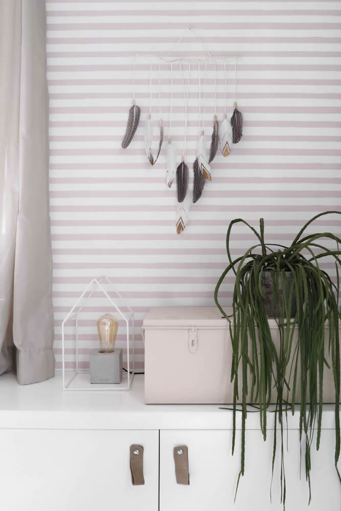 stripes pink wallpaper non-woven-23-138969.1M